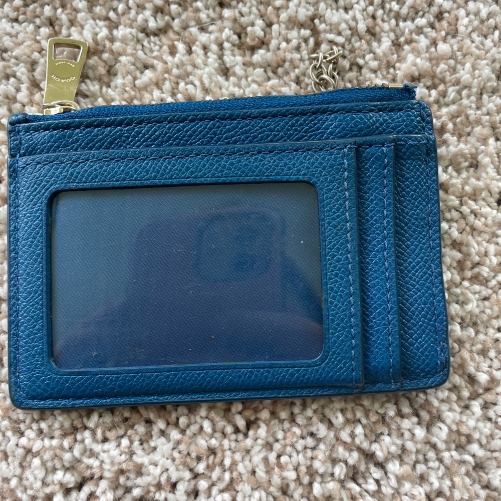 Blue Coach Wallet - Picture 2 of 4